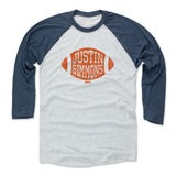 Mens Baseball T-Shirt Indigo / Ash